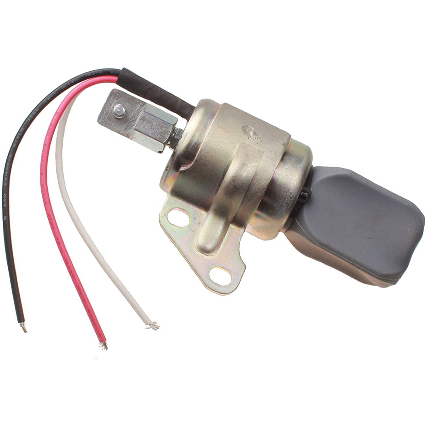 12V Fuel Shutoff Solenoid 1E231-60011 Fit for Kubota V2203 Engine - KUDUPARTS