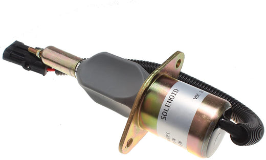 Stop Solenoid J930234 for Case 721B 721C 821B 821C 9040B 9045B Heavy Equipment 24V - KUDUPARTS