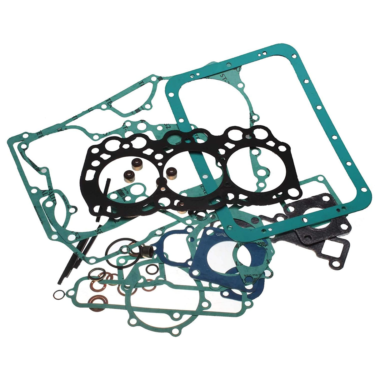 Full Gasket Kit Fit for Mitsubishi L3E Engine Tractor Loader and Generator - KUDUPARTS
