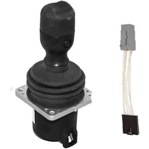 Joystick Controller with Harn Adper Kit 111416 111416GT Fit for Genie S-100 S-105 S-120 S-125 S-40 S-45 S-60 S-65 S-80 Z-45/25 Z-51/30J Z-60/34 Z-80/60 - KUDUPARTS