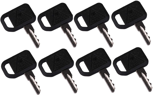 Ignition Keys AUC12681 compatible with John Deere Gator Zero Turn Mower Quik-Trak Mowers (6) - KUDUPARTS