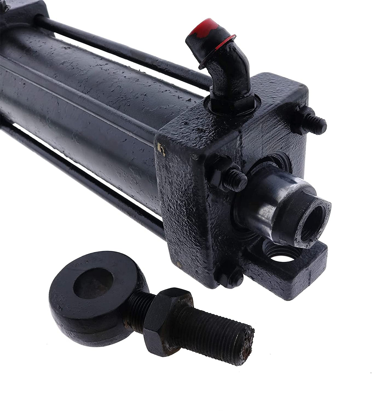 Power Steering Cylinder G107720 for Case 580K, 580 Super K, 580L, 580 Super L, 580M, 580 Super M, 570LXT,570MXT,580K, 580L, 580M, 580SK, 580SL, 580SM, 585G, 586G, 588G New.Holland LV80,U80 - KUDUPARTS