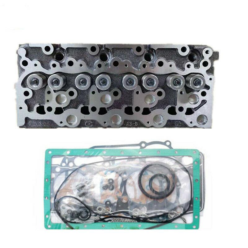 New V2203 Complete Cylinder Head With Valves For Case 1838 Gehl 4625 Kioti DK45 For Volve MC60 Scat Trak 1300 - KUDUPARTS