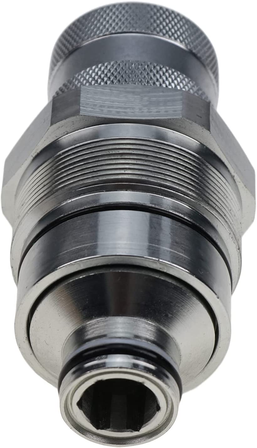 Hydraulic Female Flat Face Quick Coupler 47396761 for Case SV185 SV250 SV280 TR270 TR310 TR320 SR130 SR150 New Holland C227 C232 C238 L213 L215 L216 L218 Loader - KUDUPARTS