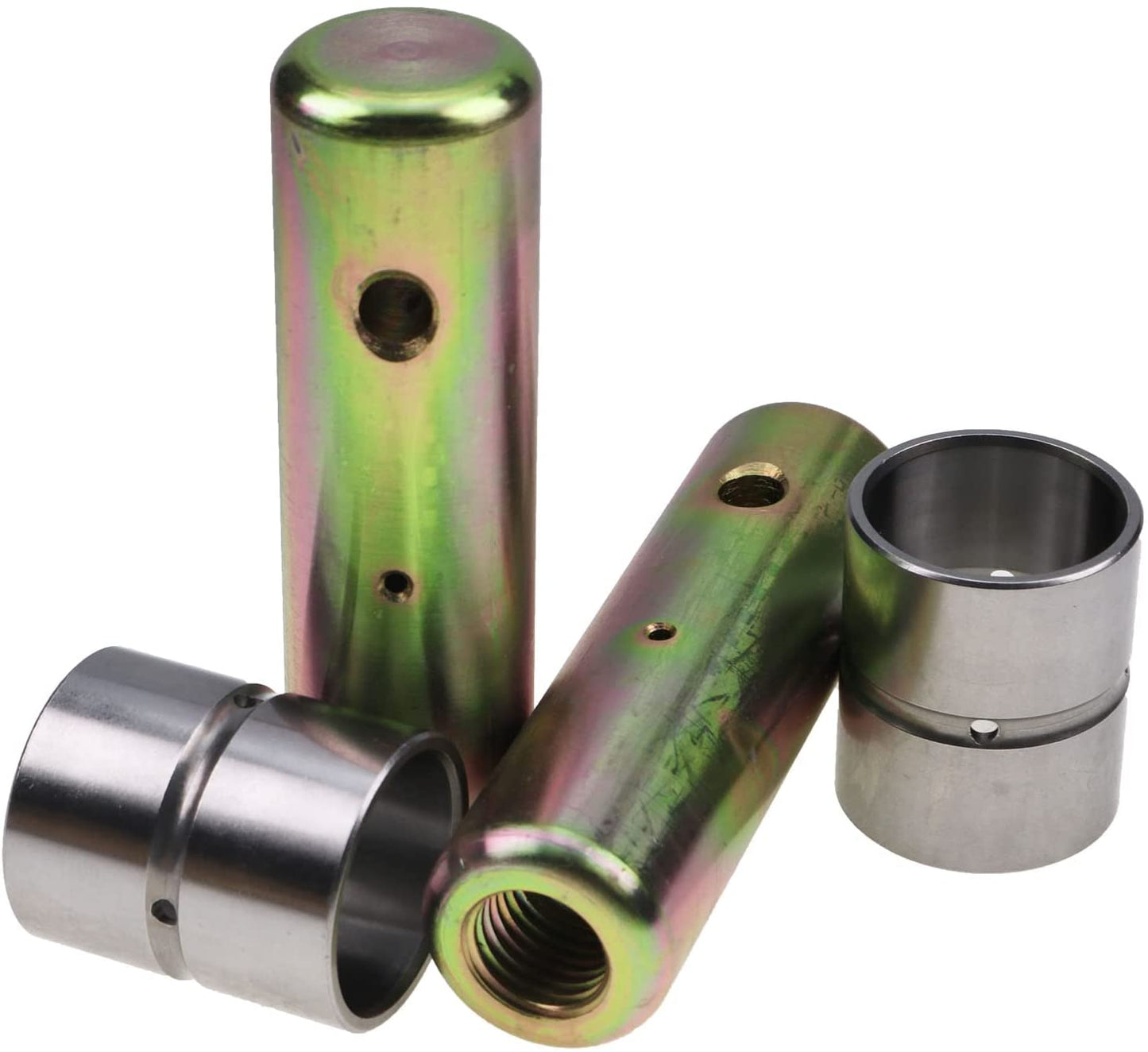 6711334 6708517, 2X Pivot Pin & Bushing Kit Fit Bobcat 863 864 873 883 A220 T200 - KUDUPARTS