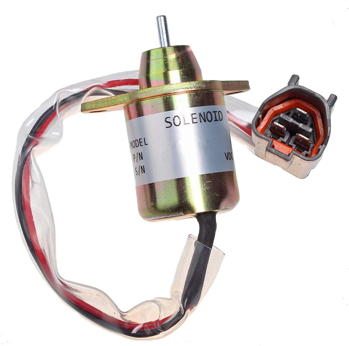 Fuel Shutoff Solenoid 129612-77940 YM129612-77940 for Yanmar 4TNV98 4TNV94 Engine - KUDUPARTS