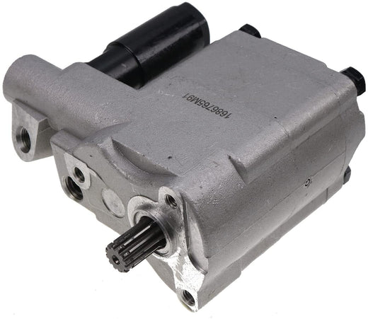 Hydraulic Pump 1686766M91 1686765M91 compatible with Massey Ferguson 135 165 175 180 230 235 240 245 250 255 265 270 275 285 290 675 690 698 1080 1085 - KUDUPARTS