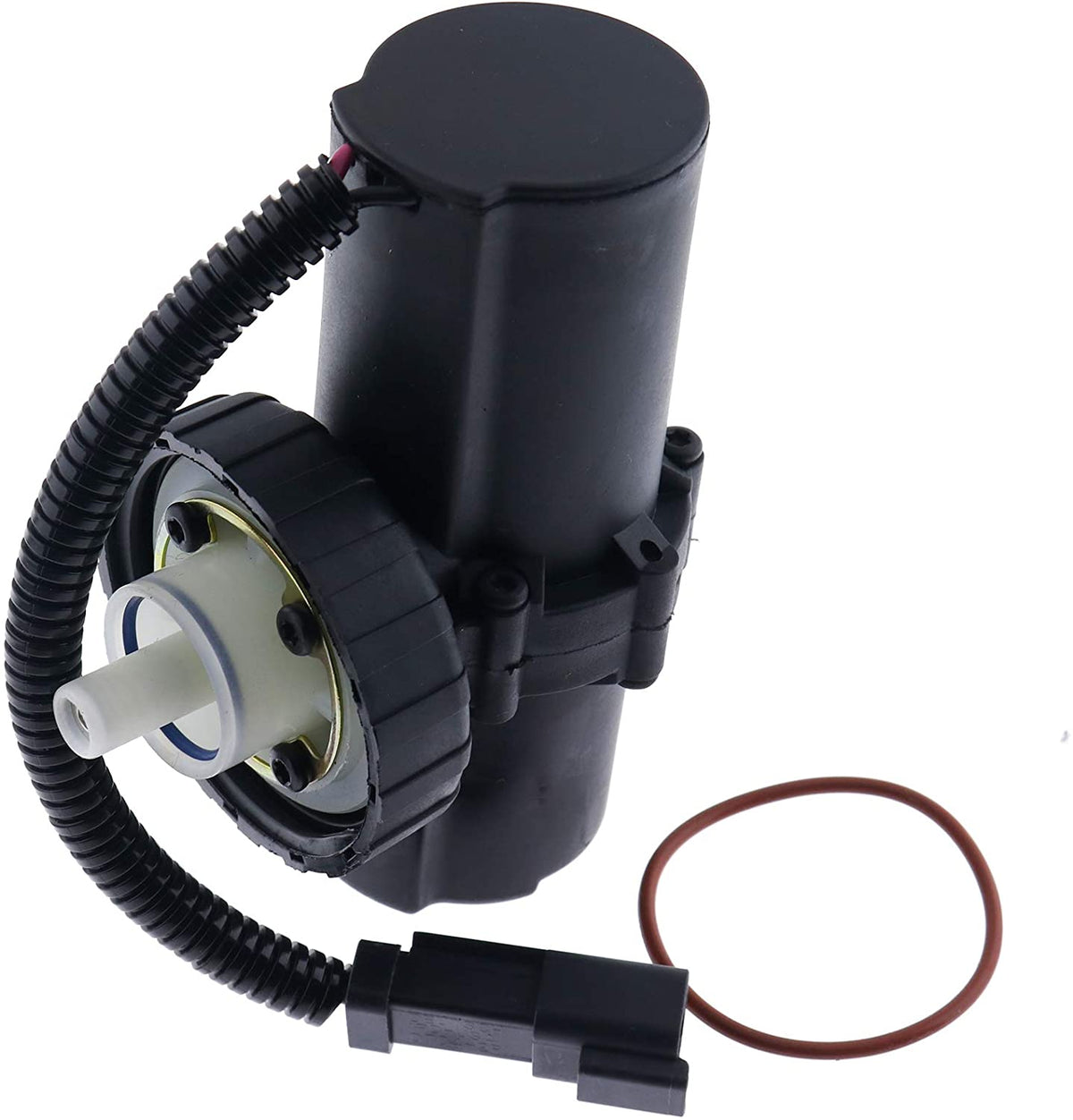 12V Electric Fuel Pump 249-7669 228-9129 349-1063 with Tank Seal for Caterpillar CAT Tractor Backhoe 428D 428E 430D 432D 432E 434E 444E 414E 416D 416E 420D 420E 422E 424D 252B - KUDUPARTS