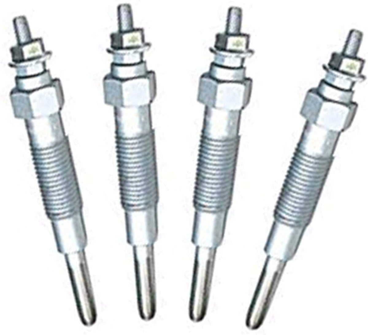 Plug Glow Set Fit for Mitsubishi S4L S4L2 Engine Compact Tractor TCM Forklift Loader - KUDUPARTS
