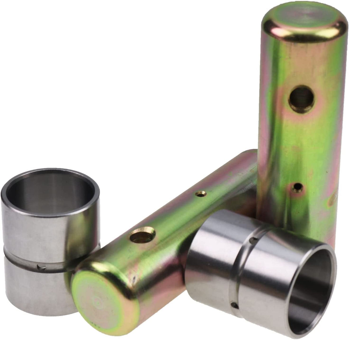 6711334 6708517, 2X Pivot Pin & Bushing Kit Fit Bobcat 863 864 873 883 A220 T200 - KUDUPARTS