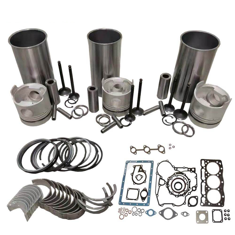 New D1100 Overhaul Rebuild Kit STD for Kubota Compact Utility Tractor L225 - KUDUPARTS