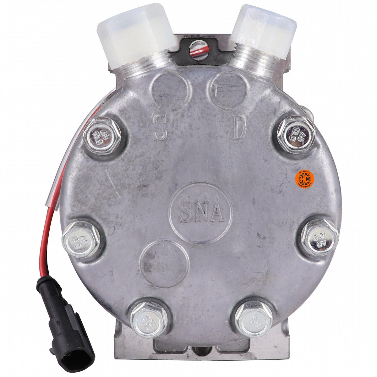 12V SD7H15 A/C Compressor 84290377 for New Holland Tractor T4.105 T4.110F T5.105 T5.115 T4.55 T4.65 T5.95 T4.85 - KUDUPARTS