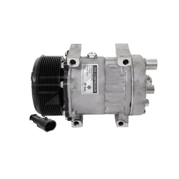 Compresseur A/C SD7H15 47358876 pour tracteur New Holland T4.120 T5.115 T5.105 T4.110 T4.100 T5.95 T4.90 T5.110 T5.120
