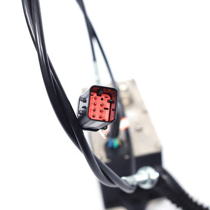 Throttle Motor Governor Assembly with Double Cables 7 Pins 309-5954 227-5212 for Caterpillar CAT Excavator 320C 320D - KUDUPARTS