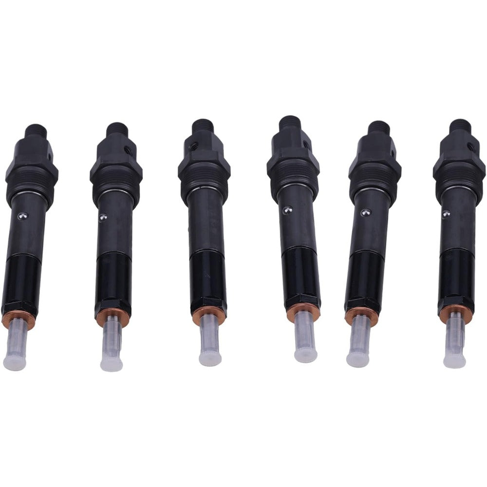 6 Pcs Fuel Injector 170-2387 216-4933 for Caterpillar CAT Engine 3056 Loader 924G 924GZ - KUDUPARTS