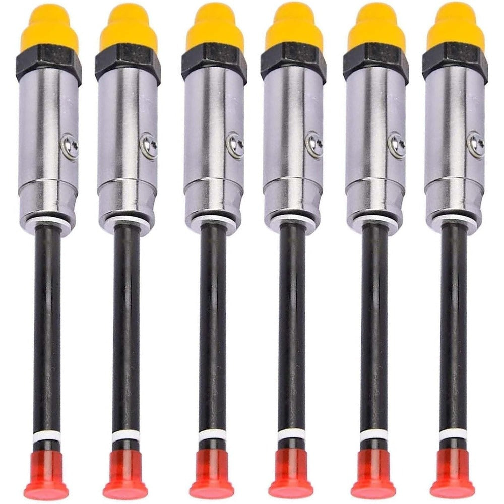 6 Pcs Fuel Injector 100-7559 for Caterpillar CAT Engine 3306 3306B Dump Truck D250E D250E II - KUDUPARTS