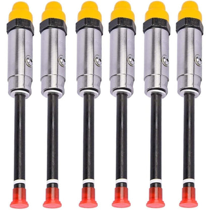 6 Pcs Fuel Injector 100-7559 for Caterpillar CAT Engine 3306 3306B Dump Truck D250E D250E II - KUDUPARTS
