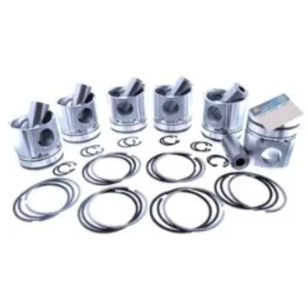 STD Piston Kit with Ring for Hino Engine P11C P11CT - KUDUPARTS