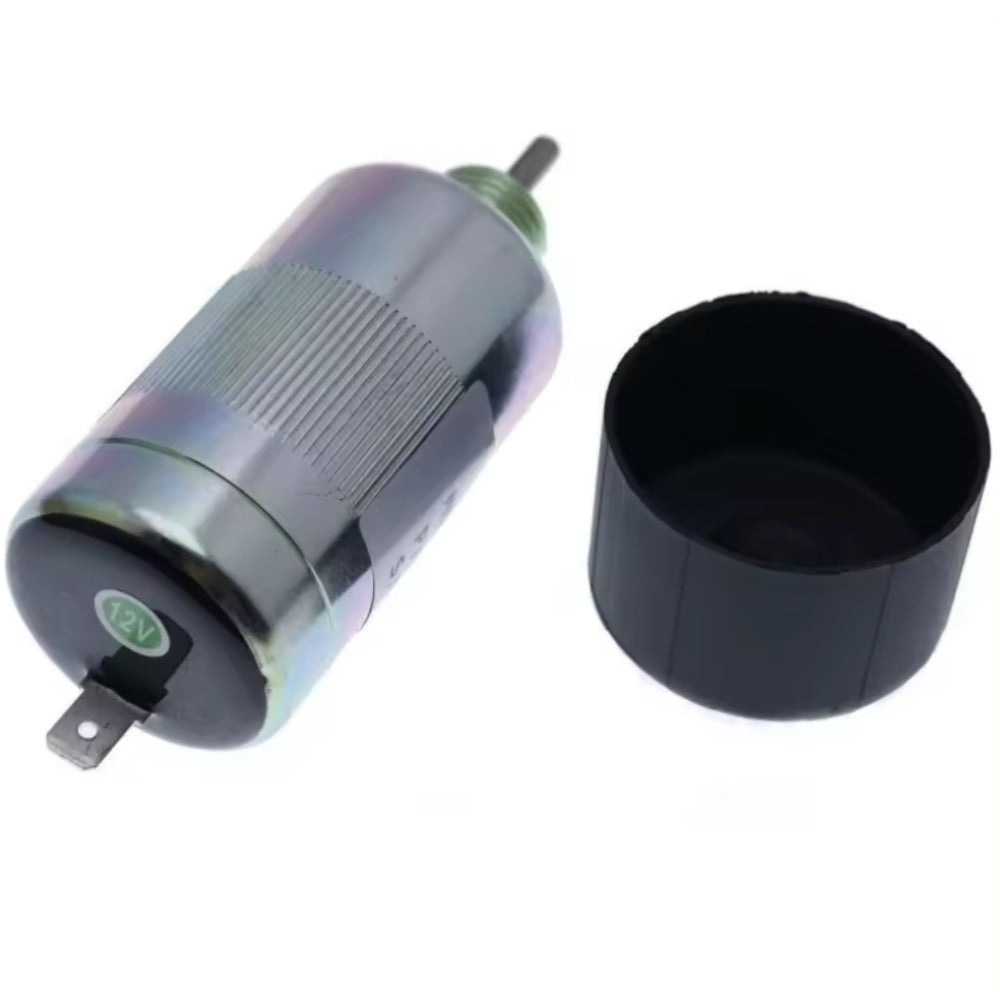 Shut Off Solenoid 153-6409 for Caterpillar CAT Engine 3003 3014 3024 C0.5 Excavator 301.5 304.5 301.6 - KUDUPARTS
