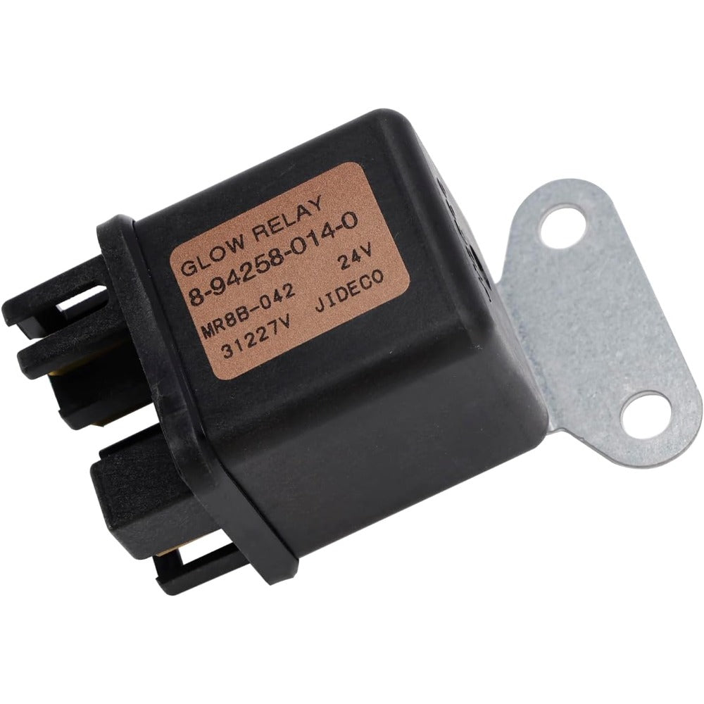 24V Glow Plug Relay 8942580140 for Isuzu 6HK1 Engine Hitachi EX400 EX400-3 EX400-5 EX450H-5 CX1000 CX1100 CX1800 CX2000 CX650-2 - KUDUPARTS