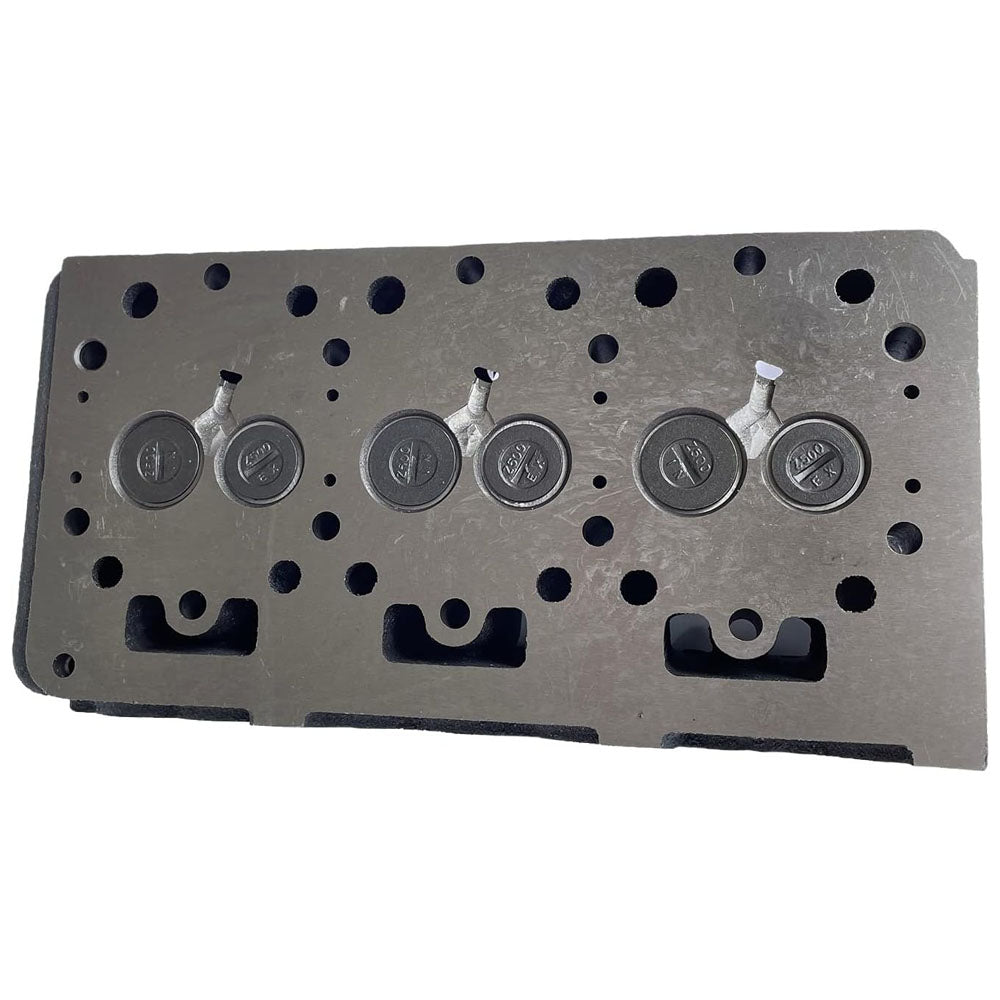 D750 Cylinder Head with Valve Compatible with Kubota D750 D750B Engine 220 320 Excavator Bobcat 453C 443 B5200 B7100 Tractor - KUDUPARTS