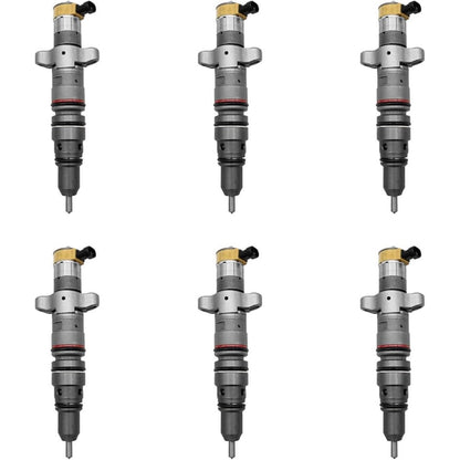 6 Pcs Fuel Injector 20R-8062 242-0139 10R-4844 for Caterpillar CAT Engine C9 C-9 - KUDUPARTS