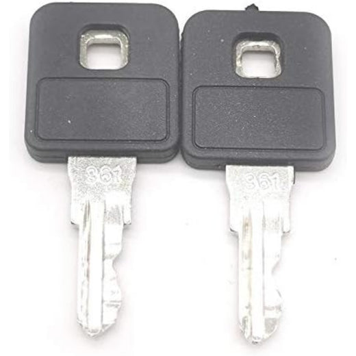 2X Ignition Key 214-961 For Ditch Witch Trencher and Heavy Equipment - KUDUPARTS