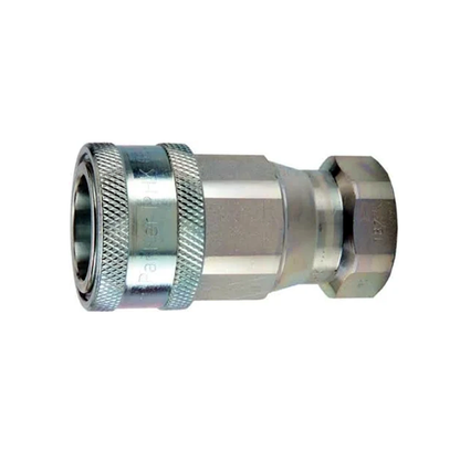 1"-11-1/2 Aftermarket Parker 6601-16-16 Valved Hydraulic Quick Coupler for Excavator Roller Crane
