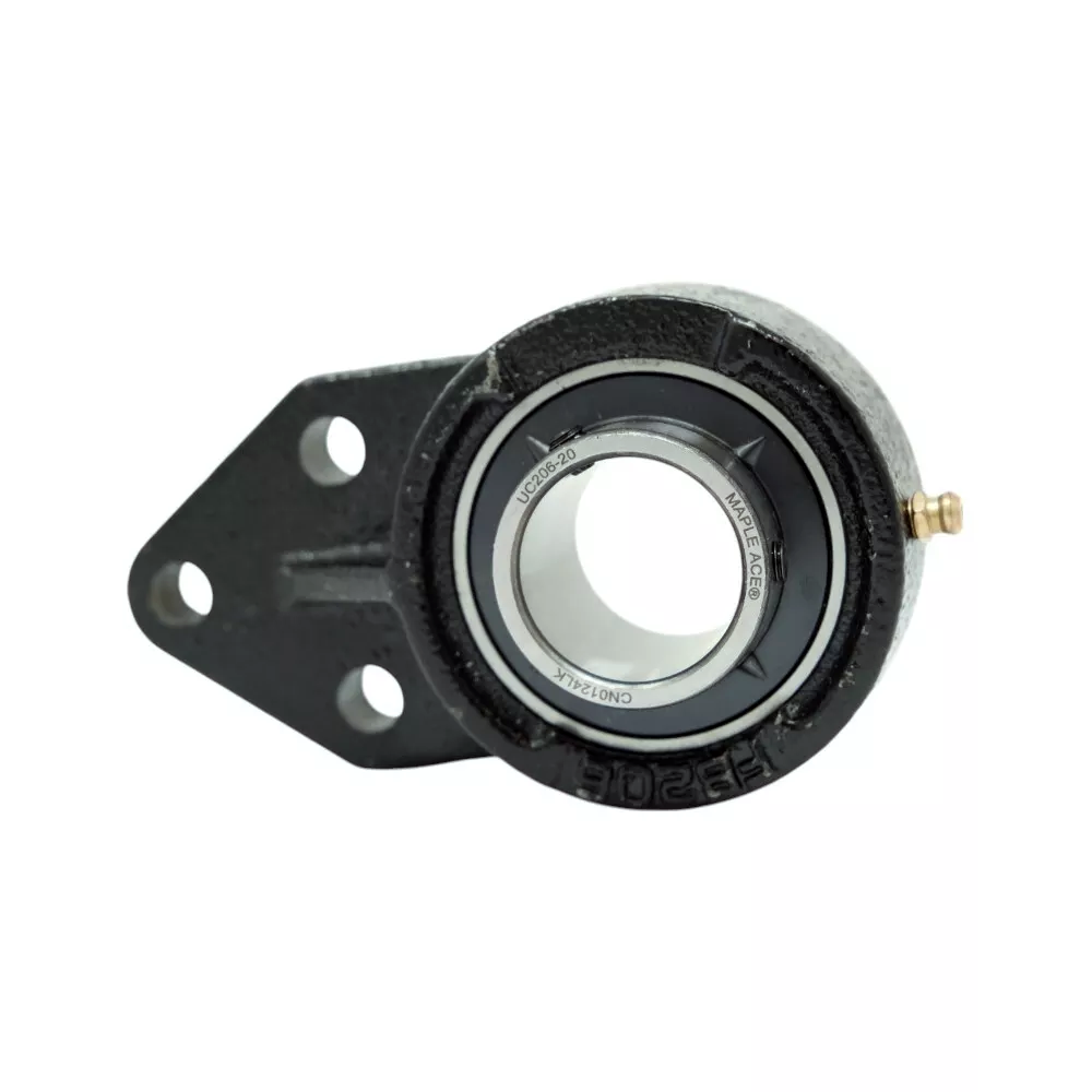 1-1/4" Insert Bearing with 3-Bolt Bracket Flange UCFB206-20 for Agricultural & Industrial Equipment - KUDUPARTS