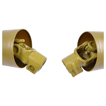 Arbre de transmission de prise de force jaune 1-3/8" à 6 cannelures T1 20"-24" pour tracteur