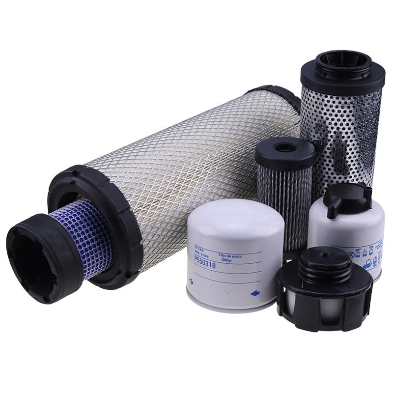 1000/2000 Hour Filter Kit 7316226 for Bobcat Skid Steer Loader S510 S530 - KUDUPARTS