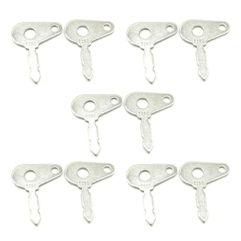 10 Ignition Key For Lucas Ford New Holland Case Tractor T250 8223438 54324157 Ship to US - KUDUPARTS
