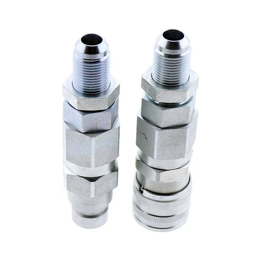 #10 JIC Thread 1/2" Flat Face Hydraulic Quick Connect Coupler for GEHL 4635 4640 4835 4840 5240 5640 6640 - KUDUPARTS