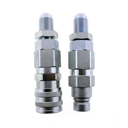 #10 JIC Thread 1/2" Flat Face Hydraulic Quick Connect Coupler for CASE 410 420 430 435 440 450 40XT 60XT 70XT