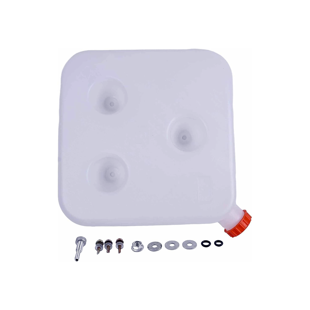 10L Plastic Gas Fuel Storage Tank with Screw Kit for Car Truck Air Van Parking Heater - KUDUPARTS
