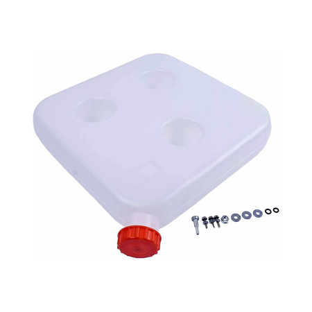 10L Plastic Gas Fuel Storage Tank with Screw Kit for Car Truck Air Van Parking Heater - KUDUPARTS