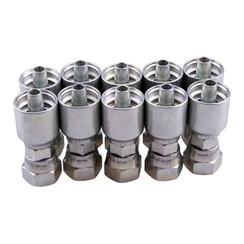 10PCS Hydraulic Hose Fitting With 1/2" Female JIC 10643-08-06 for Parker - KUDUPARTS