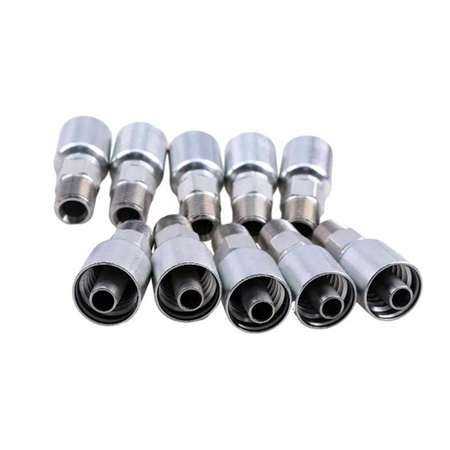 10PCS Hydraulic Hose Fitting With 12 Male NPT 10143-8-8 for Parker - KUDUPARTS