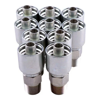 10PCS Hydraulic Hose Fitting With 12 Male NPT 10143-8-8 for Parker