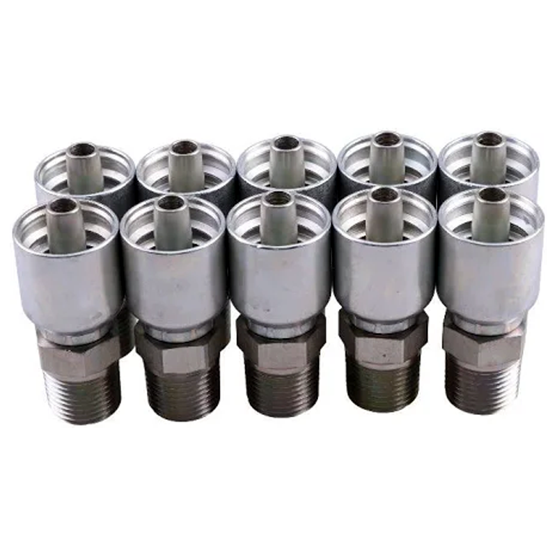 Raccord de tuyau hydraulique 10 pièces avec filetage NPT 1/2" 10143-8-6 pour Parker