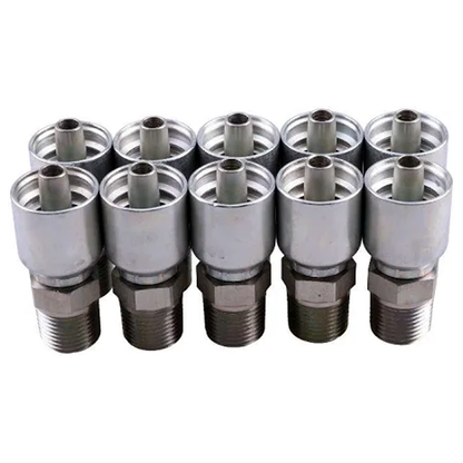 Raccord de tuyau hydraulique 10 pièces avec filetage NPT 1/2" 10143-8-6 pour Parker