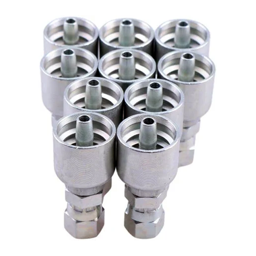 10PCS Hydraulic Hose Fitting With 1/4" Female JIC Swivel 10643-4-4 for Parker - KUDUPARTS