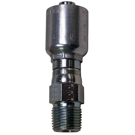 10PCS Hydraulic Hose Fitting With 1/4 Male Pipe Swivel 11343-4-4 for Parker - KUDUPARTS
