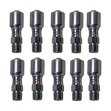 10PCS Hydraulic Hose Fitting With 1/4 Male Pipe Swivel 11343-4-4 for Parker