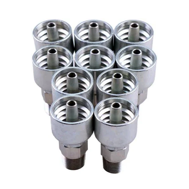 10PCS Hydraulic Hose Fitting With 1/4" Male Pipe Threads 10143-4-4 for Parker - KUDUPARTS