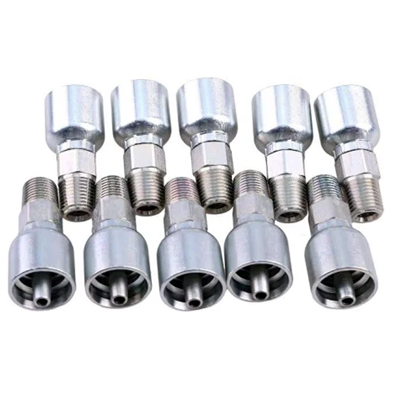 10PCS Hydraulic Hose Fitting With 1/4" Male Pipe Threads 10143-4-4 for Parker