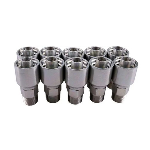 10PCS Hydraulic Hose Fitting With 3/4" Thread 10143-12-12 for Parker - KUDUPARTS