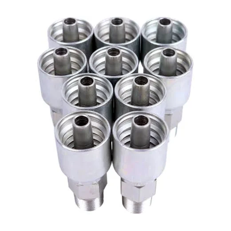 10PCS Hydraulic Hose Fitting With 3/8" Male Pipe 10143-6-6 for Parker - KUDUPARTS