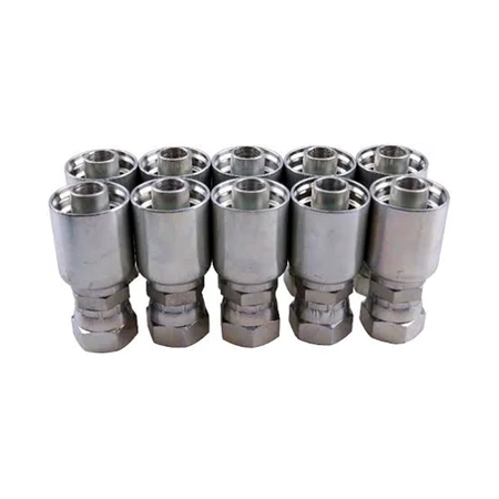 10PCS Hydraulic Hose Fitting With 5/8" Female JIC 10643-10-10 for Parker - KUDUPARTS