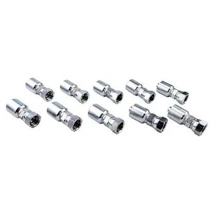 10PCS Hydraulic Hose Fitting With 5/8" Female JIC Swivel Thread 10643-10-08 for Parker